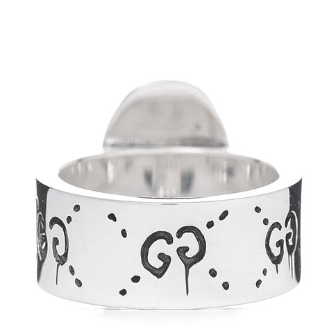 fale gucci ring|925 Sterling Silver Small GucciGhost Ring .